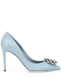 Голубые туфли от Dolce & Gabbana