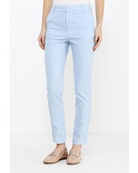 Голубые узкие брюки от Baon