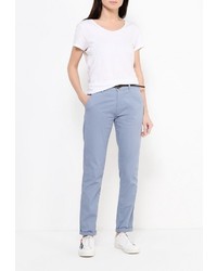 Голубые узкие брюки от Befree