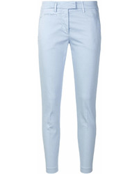 Голубые узкие брюки от Dondup