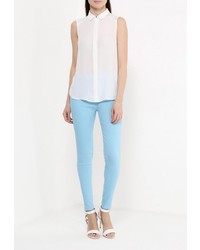 Голубые узкие брюки от Dorado