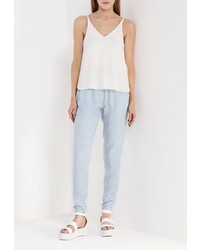 Голубые узкие брюки от Modis