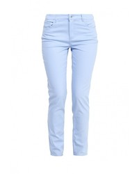 Голубые узкие брюки от Modis