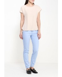 Голубые узкие брюки от Modis