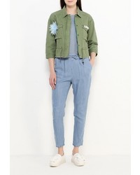 Голубые узкие брюки от Only