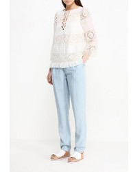 Голубые узкие брюки от Patrizia Pepe