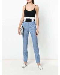 Голубые узкие брюки от Tibi