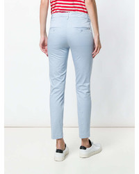 Голубые узкие брюки от Dondup