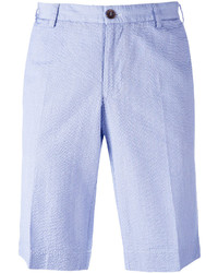 Мужские голубые хлопковые шорты от Canali