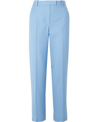 Женские голубые шерстяные классические брюки от The Row