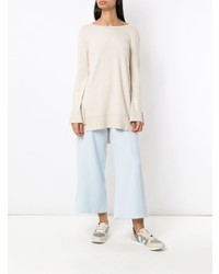 Голубые широкие брюки от Alcaçuz