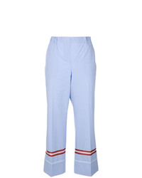 Голубые широкие брюки от N°21