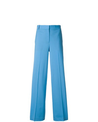 Голубые широкие брюки от Theory