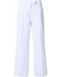 Голубые широкие брюки от Twin-Set