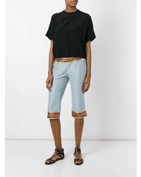 Женские голубые шорты-бермуды от Dolce & Gabbana Vintage