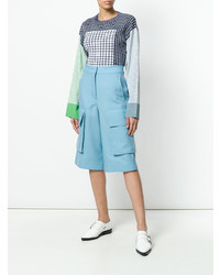 Женские голубые шорты-бермуды от Ports 1961