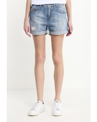 Женские голубые шорты от BOSS ORANGE