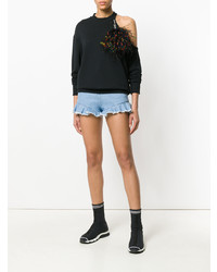 Женские голубые шорты от MSGM