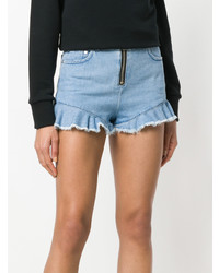 Женские голубые шорты от MSGM