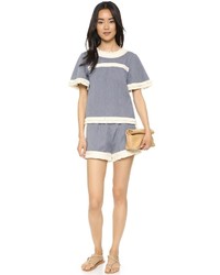 Женские голубые шорты от Nicholas