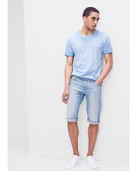 Мужские голубые шорты от s.Oliver