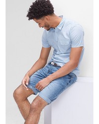 Мужские голубые шорты от s.Oliver