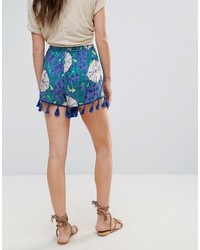 Женские голубые шорты от PrettyLittleThing