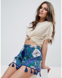 Женские голубые шорты от PrettyLittleThing