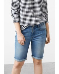 Женские голубые шорты от Violeta BY MANGO