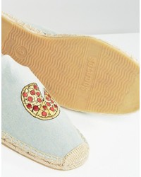 Мужские голубые эспадрильи от Soludos