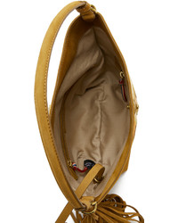Горчичная кожаная сумка-мешок от Jerome Dreyfuss