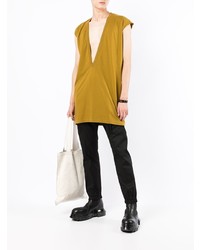 Мужская горчичная майка от Rick Owens