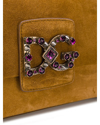 Женская горчичная сумка от Dolce & Gabbana