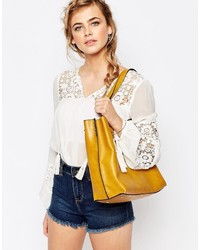 Женская горчичная сумка от Oasis
