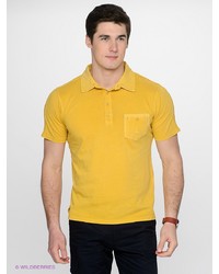Мужская горчичная футболка-поло от Navigare