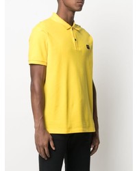 Мужская горчичная футболка-поло от Paul & Shark