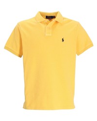Мужская горчичная футболка-поло от Polo Ralph Lauren
