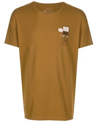 Мужская горчичная футболка с круглым вырезом с принтом от OSKLEN