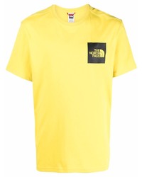 Мужская горчичная футболка с круглым вырезом с принтом от The North Face