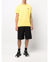 Мужская горчичная футболка с круглым вырезом от DSQUARED2