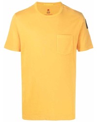 Мужская горчичная футболка с круглым вырезом от Parajumpers