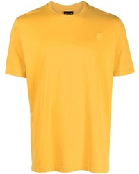 Мужская горчичная футболка с круглым вырезом от Paul & Shark
