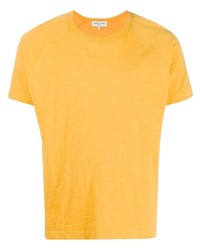 Мужская горчичная футболка с круглым вырезом от YMC