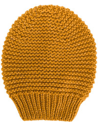 Женская горчичная шапка от Fabiana Filippi