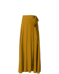 Горчичная юбка-миди от Veronique Leroy