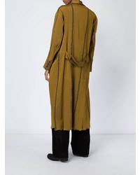 Женское горчичное пальто от Uma Wang