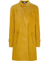 Женское горчичное пальто от Topshop