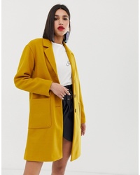 Женское горчичное пальто от Warehouse