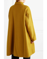 Женское горчичное пальто от Mansur Gavriel