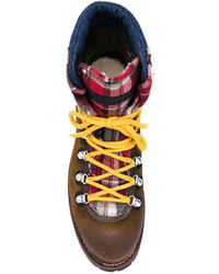 Мужские горчичные ботинки от DSQUARED2